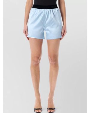 Tom Ford Silk Relaxed-Fit Pyjama Shorts - Blue