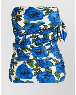 Philosophy Off-Shoulder Top - Blue