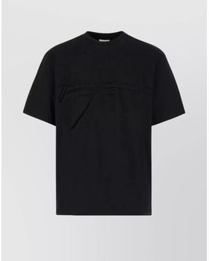 Ferragamo Logo Print Crew Neck T-Shirt in White for Men | Lyst