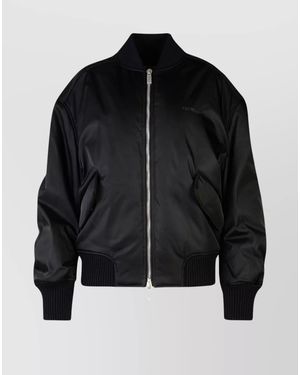Off-White c/o Virgil Abloh 'Ny' Polyamide Bomber Jacket - Black