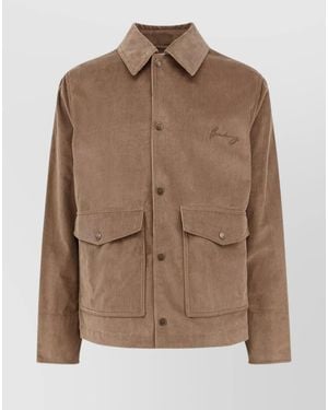 Burberry Corduroy Shirt Jacket - Brown