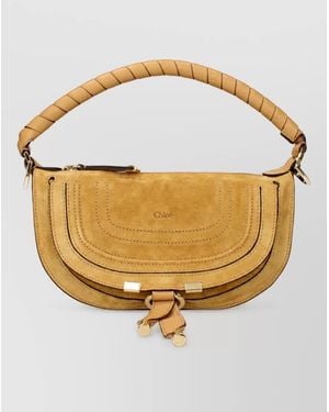 Chloé Marcie Suede Leather Shoulder Bag - Multicolor