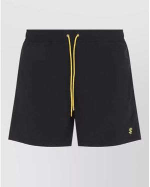 Celine Swimshorts Nylon Mid Rise Multiple Pockets - Black
