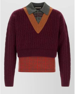 Dries Van Noten Wool Sweater - Red