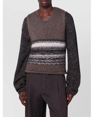 Our Legacy Mohair Wool Waistcoat - Multicolour