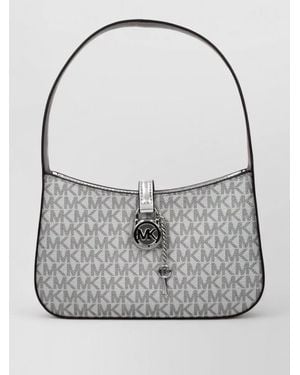 Michael Kors Fabric Shoulder Bag - Grey