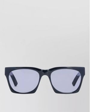 Facehide Sunglasses Dark Lenses Hard Case Rectangular Frame - Grey