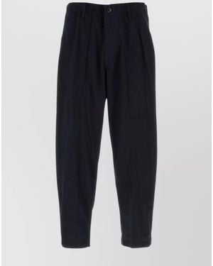 Yohji Yamamoto Denim Straight-Leg Trousers - Blue