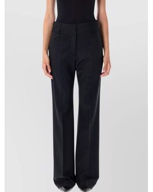 Remain Wool-Blend Straight-Leg Tailored Pants - Black