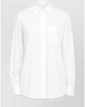 Michael Kors Cotton Poplin Shirt - White