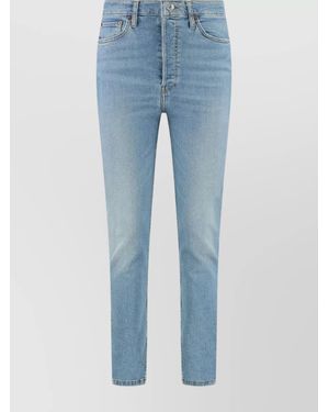 RE/DONE Skinny-Fit Jeans With High-Rise From The 90S - Blue