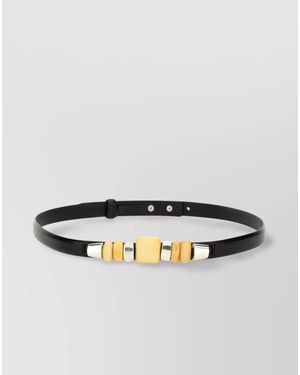 Isabel Marant Leather Belt - Metallic