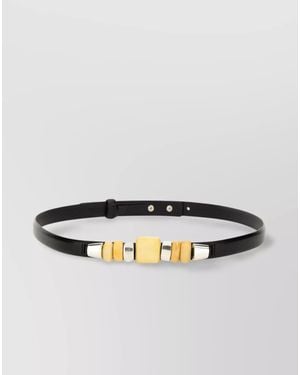 Isabel Marant Leather Raissa Belt - Metallic
