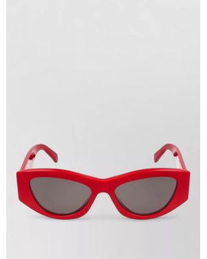 Celine Sunglasses Cat Eye Detailing Tinted Lenses - Red
