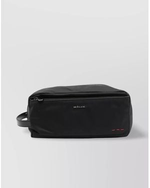 Kiton Rectangular Travel Case Front Pocket - Black