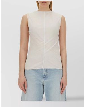 Sportmax Cotton Tank Top - Blue