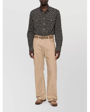 Emporio Armani Checked Flannel Shirt - Multicolour