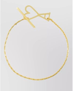 Ami Paris Metal Bracelet - Metallic