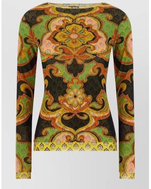 Etro Double-Layer Mesh - Yellow