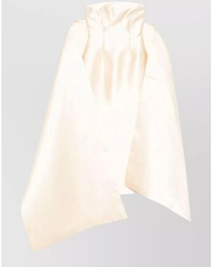 Solace London Strapless Midi Dress - Natural
