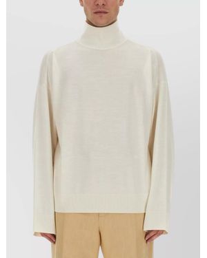Bottega Veneta Wool Turtleneck Jumper - White