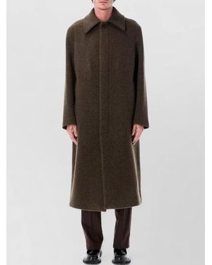 sunflower Wool Single-Breasted Coat - Brown