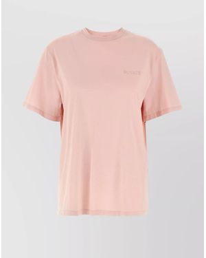 ROTATE BIRGER CHRISTENSEN Roomy Crew Neck T-Shirt - Pink