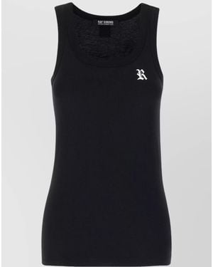 Raf Simons Ribbed Tank Top - Black
