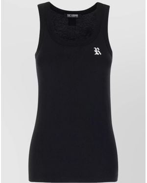 Raf Simons Ribbed Tank Top - Black