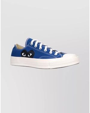 COMME DES GARÇONS PLAY Cotton Low-Top Sneakers - Blue