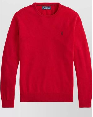 Polo Ralph Lauren Wool Long-Sleeve Jumper - Red