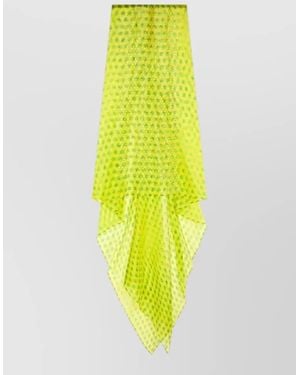 Dries Van Noten Silk Printed Maxi Skirt - Yellow