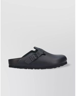Birkenstock Leather Mules - Blue