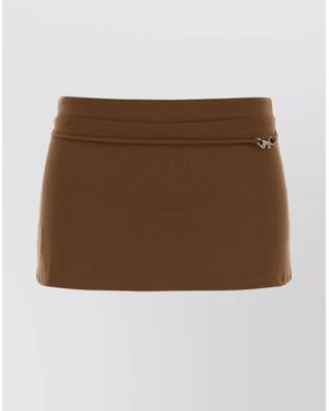 GIMAGUAS Bronze Stretch Polyester Olimpia Pant in Brown | Lyst