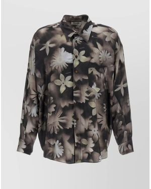 Magliano Curie X Ray Viscose Shirt - Grey