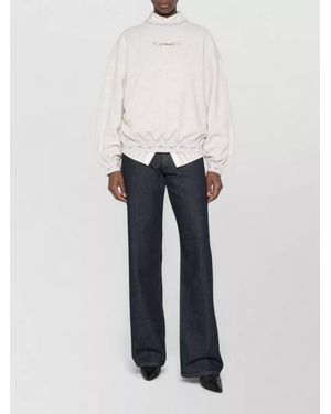Chloé Cotton Crewneck Sweatshirt - White
