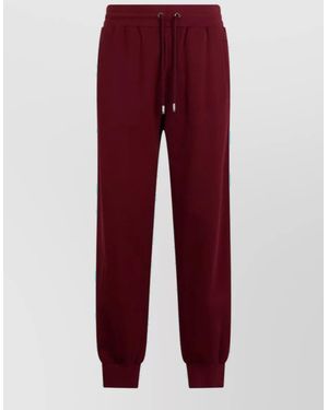 Dolce & Gabbana Cotton Track Trousers - Red