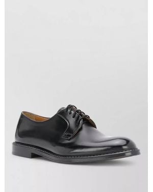 Doucal's Leather Derby Shoes - Gray