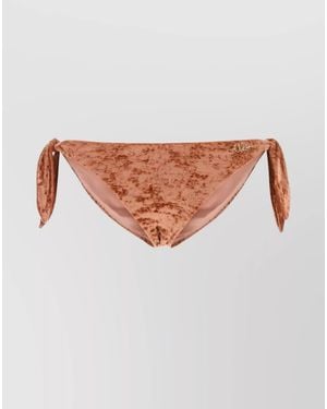 Chloé Velvet Bikini Bottoms - White