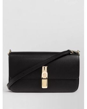 Furla Iride Small Leather Cross-Body Bag - Black