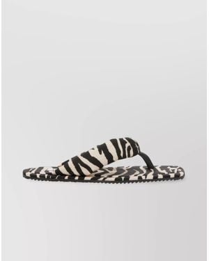 The Attico Indie Flat Thong Sandal - Multicolor