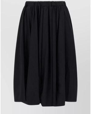 Comme des Garçons Wool Full Skirt - Blue