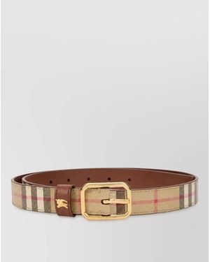 Burberry Check-Pattern Belt - Multicolour