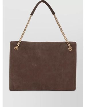 Orciani Leather Shoulder Bag - Brown