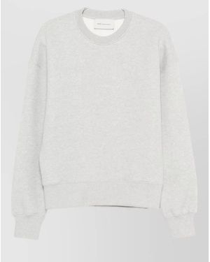Ami Paris Ami De Coeur Cotton Crew Sweatshirt - White