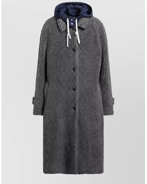 Miu Miu Faux Fur Jacket - Gray