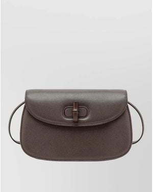 Gucci Smooth Texture Wallet Top Handle Design - Brown