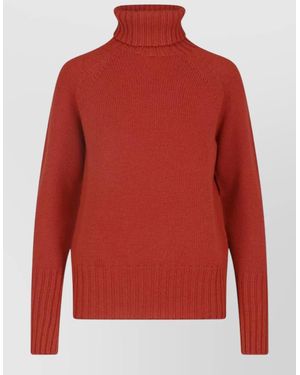 Drumohr Merino Wool Crewneck Sweatshirt - Red
