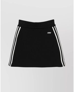 Autry Knitted Mini Skirt - Black