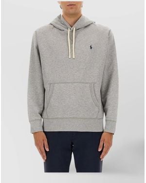 Polo Ralph Lauren Hooded Sweater Kangaroo Pocket - Gray